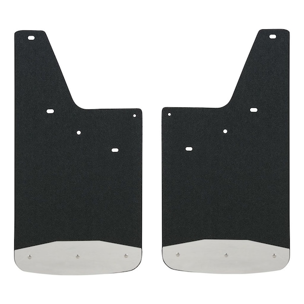07-14 SILVERADO/SIERRA PICKUPS-FRONT OR REAR TEXTURED RUBBER MUD GUARDS 12INx23IN